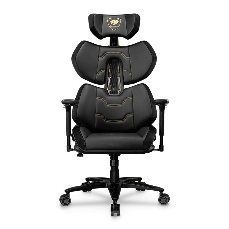Cadeira Gamer Cougar Terminator Elite Gold, Preto, 3MTREGLB.0001 - miniatura 3