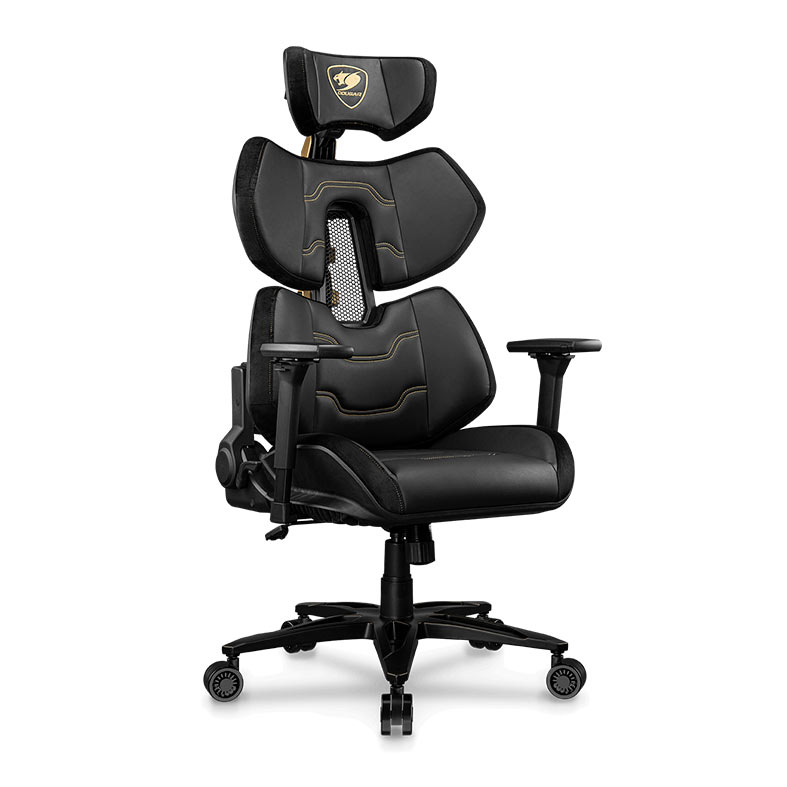 Cadeira Gamer Cougar Terminator Elite Gold, Preto, 3MTREGLB.0001 - miniatura 4