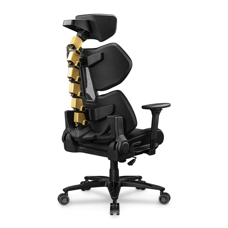 Cadeira Gamer Cougar Terminator Elite Gold, Preto, 3MTREGLB.0001 - miniatura 8