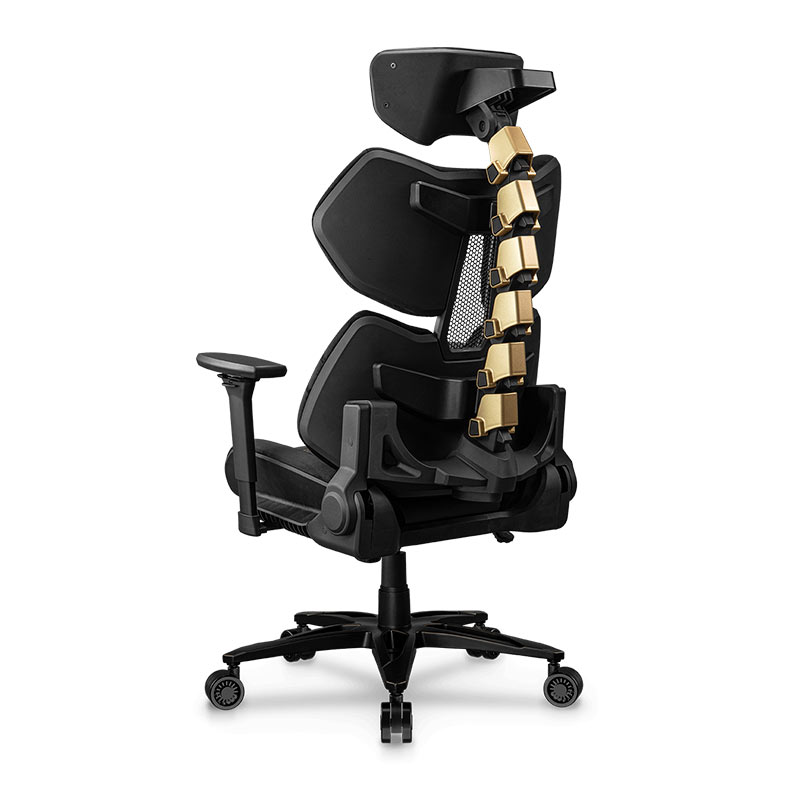 Cadeira Gamer Cougar Terminator Elite Gold, Preto, 3MTREGLB.0001 - miniatura 10