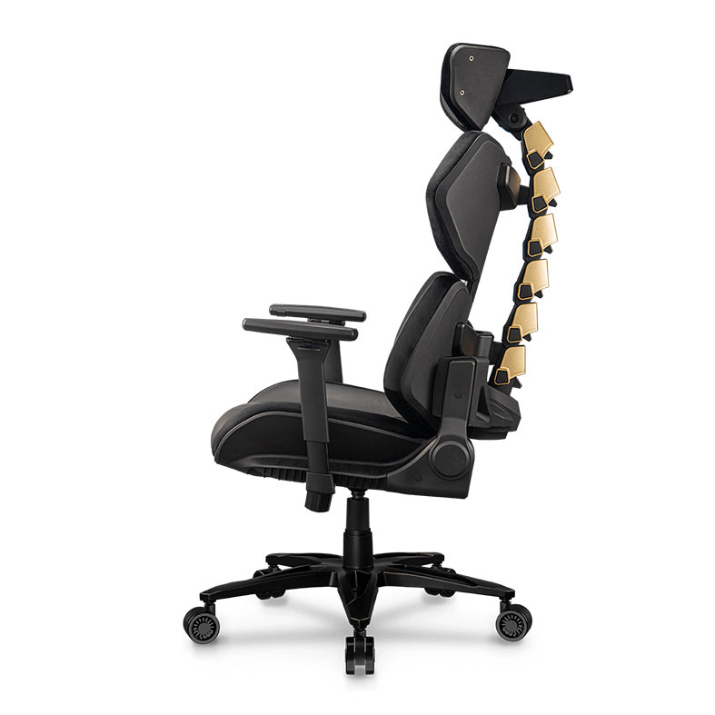 Cadeira Gamer Cougar Terminator Elite Gold, Preto, 3MTREGLB.0001 - miniatura 7