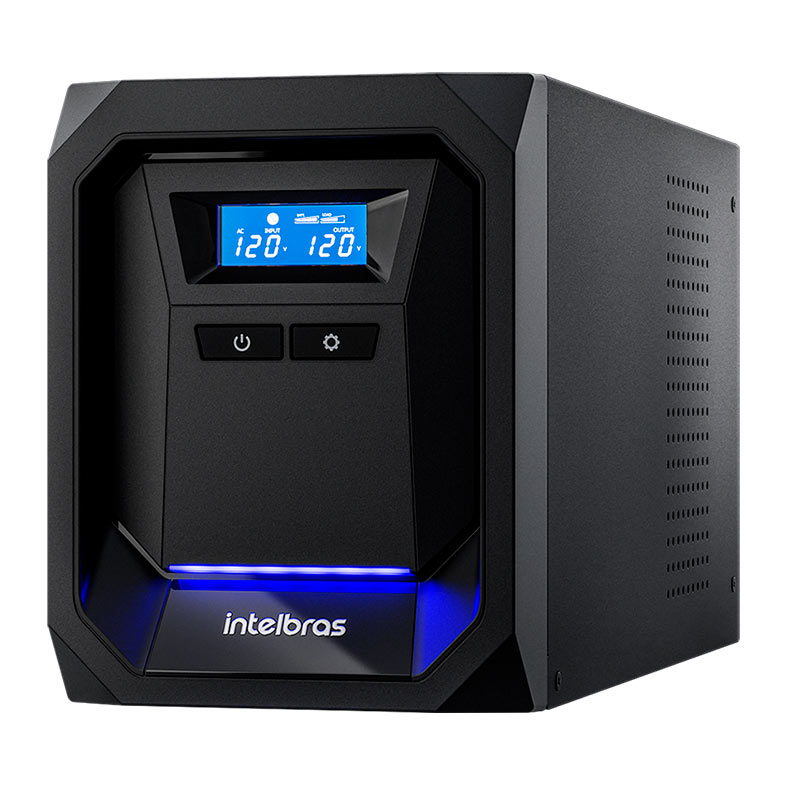 Nobreak Gamer Intelbras, RGB, 1000VA/700W Senoidal, Bivolt, Preto, 4820120 - miniatura 4