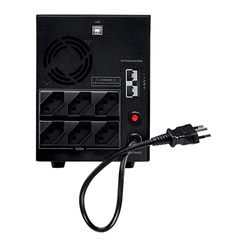 Nobreak Intelbras, 1500VA/1050W Senoidal, Bivolt, Preto, 4822014 - miniatura 5