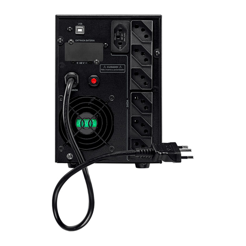Nobreak Intelbras, 2000VA/1400W Senoidal, Bivolt, Preto, 4822015 - miniatura 5