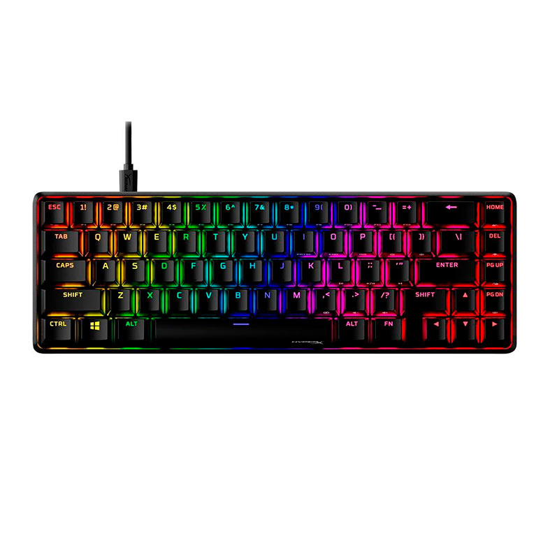 Teclado Mecanico Gamer HyperX Alloy Origins, RGB, 65 %, Switch Red, Preto, 4P5D6AAABA - miniatura 3