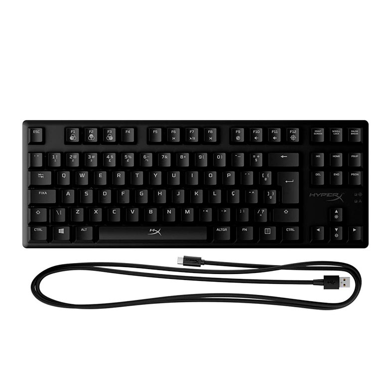 Teclado Mecanico Gamer HyperX Alloy Origins Core, RGB, ABNT2, Tenkeyless, Switch Red, Preto, 4P5P3A2AC4 - miniatura 6