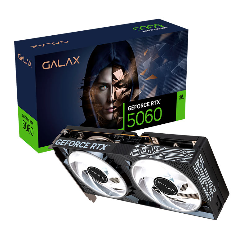 Placa de Video Galax GeForce RTX 5060 1-Click OC V2, 8GB, GDDR7, 128-bit, 56NSN8MDDXBO - miniatura 3