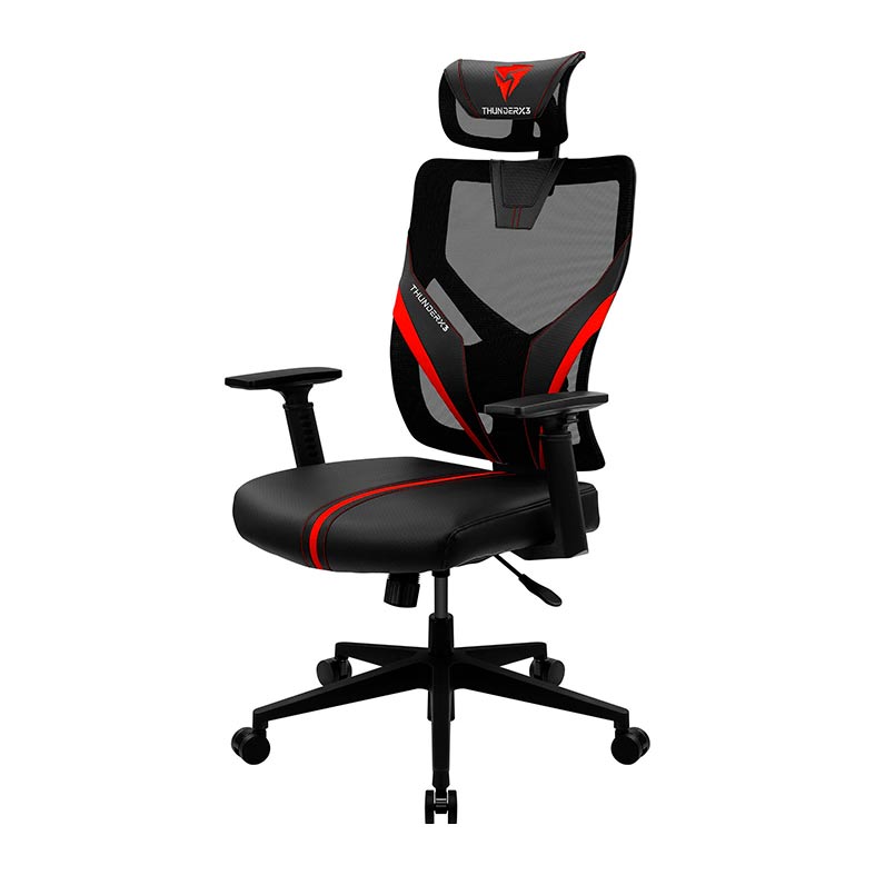 Cadeira Gamer ThunderX3 YAMA1 Ergonômica Preta/Vermelha, 69675 - miniatura 4