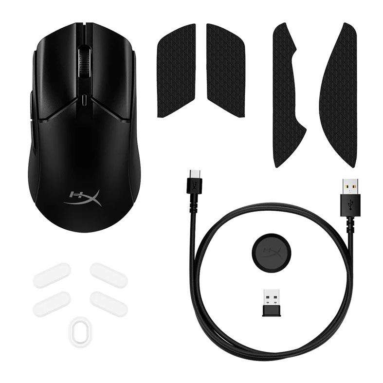 Mouse Gamer HyperX Pulsefire Haste 2, RGB, 26000DPI, 6 Botoes, Wireless, Preto, 6N0B0AA - miniatura 8
