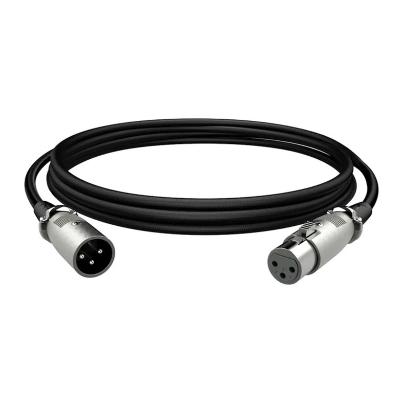 Cabo XLR HyperX, 3 Pinos, 3m, Preto, 6Z2B9AA - imagem 1