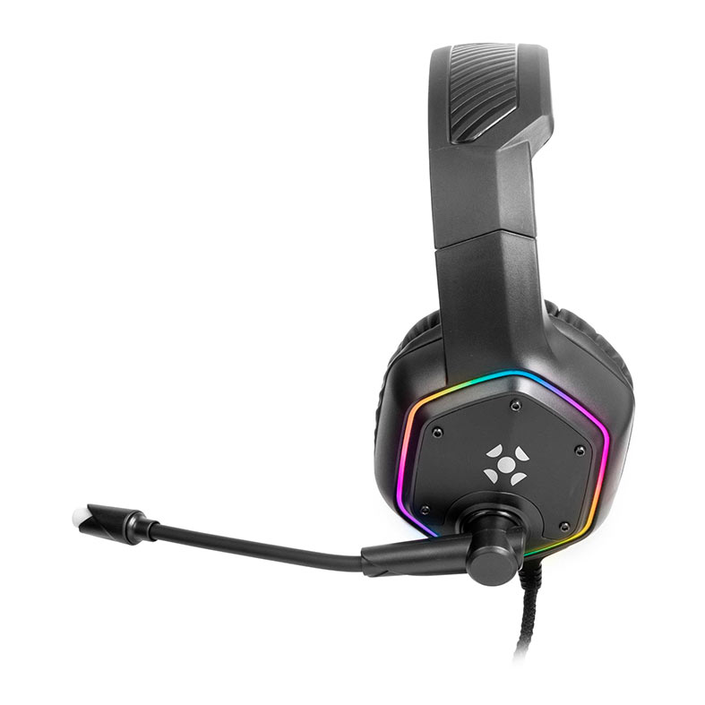 Headset Gamer Fortrek Holt Rainbow Preto, 70552 - miniatura 3
