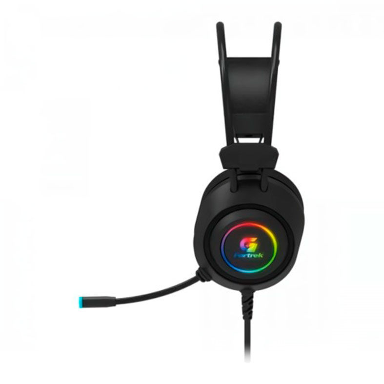 Headset Gamer Fortrek Crusader Rainbow Preto, 70555 - miniatura 3