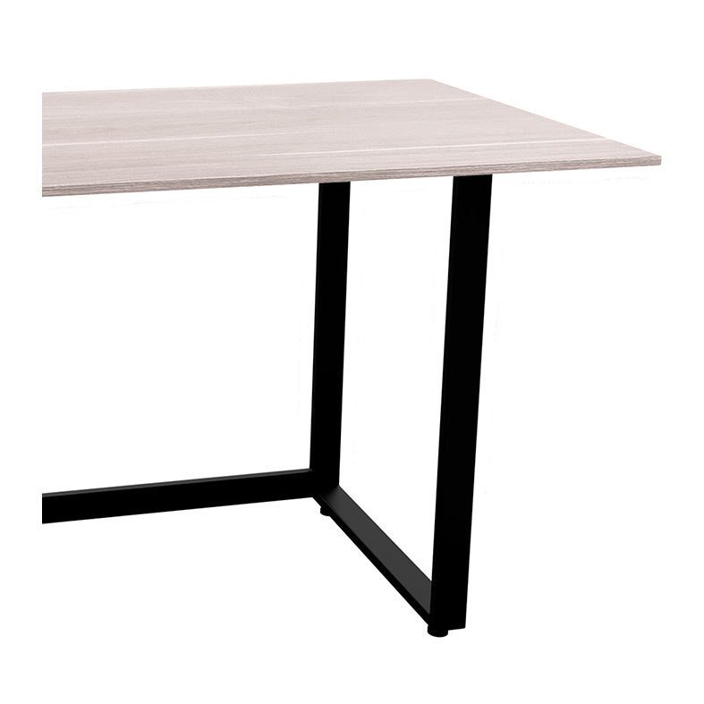 Mesa Office Hayonik MHO 1500, 150x60cm, Tampo em MDF de 15mm, Carvalho Berlin, 74464 - miniatura 4