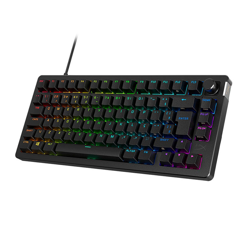 Teclado Mecanico HyperX Alloy Rise, RGB, 75%, Switch Linear, Preto, 7G7A4AA-AC4 - miniatura 4