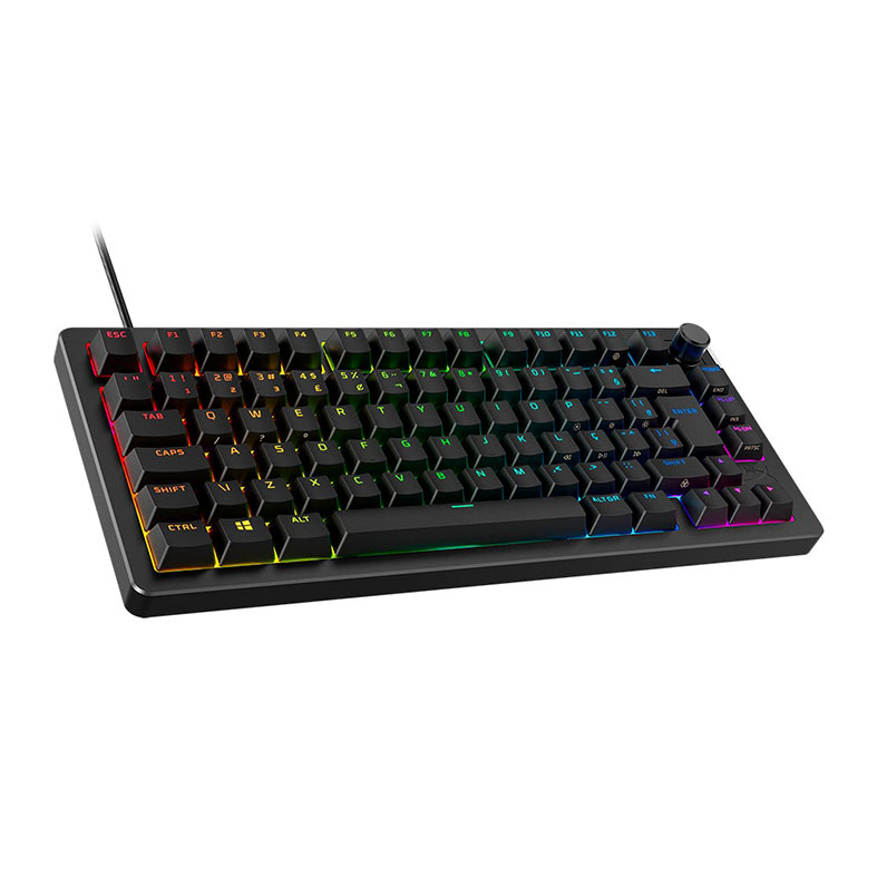 Teclado Mecanico HyperX Alloy Rise, RGB, 75%, Switch Linear, Preto, 7G7A4AA-AC4 - miniatura 3