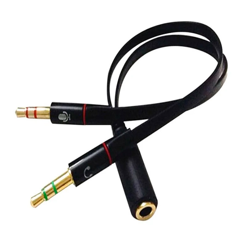 Adaptador MD9 2xP2 Mic + Fone (M) para P3 (F), 8042