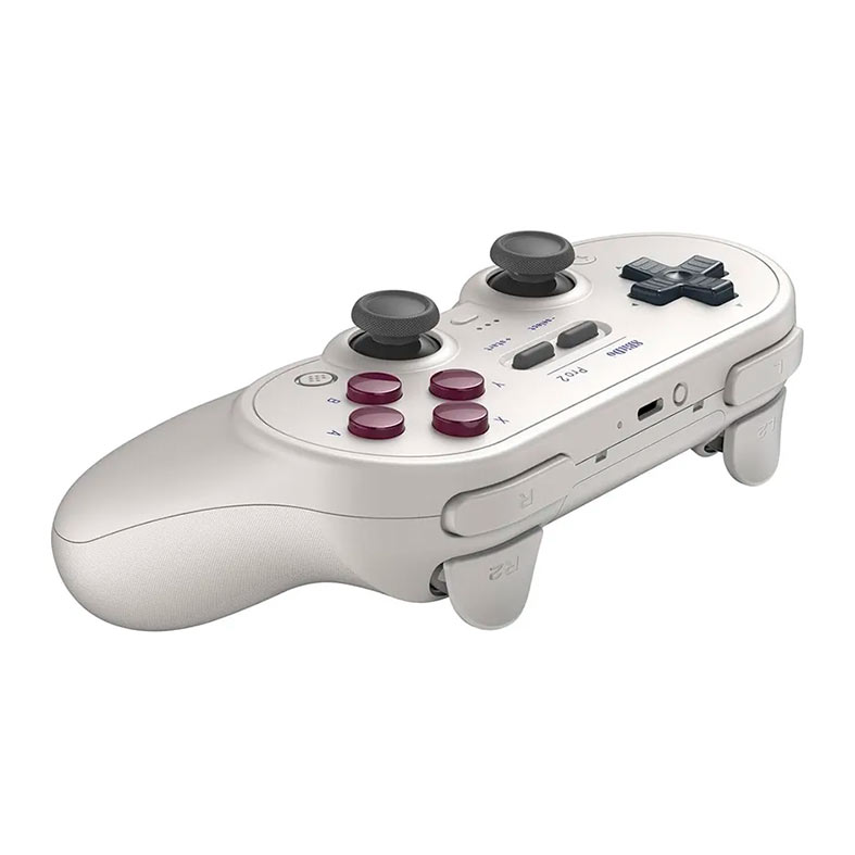 Controle 8BitDo Pro 2G Classic Hall Edition, Bluetooth, Cinza, 80GK02 - miniatura 3