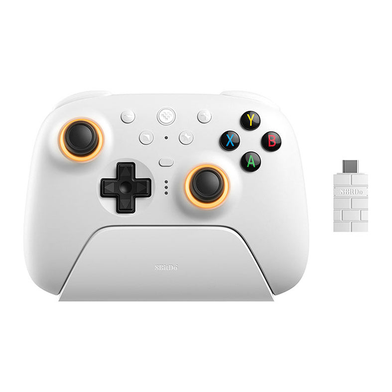 Controle 8BitDo Ultimate 2, Wireless, Branco, 81HE01 - miniatura 3