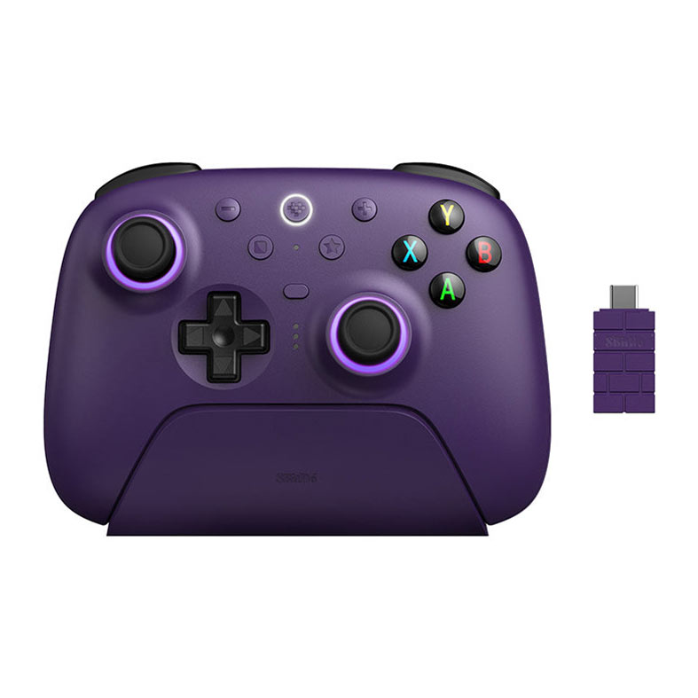 Controle 8BitDo Ultimate 2, Para PC/Android, Wireless, Roxo, 81HE03 - miniatura 3
