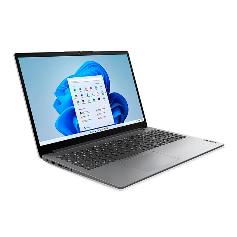 Notebook Lenovo IdeaPad 1, 15.6 Pol, Intel I3-1215U, HD, 4GB DDR4, SSD 256, Windows 11 Home, Cinza, 82VY000TBR - miniatura 3