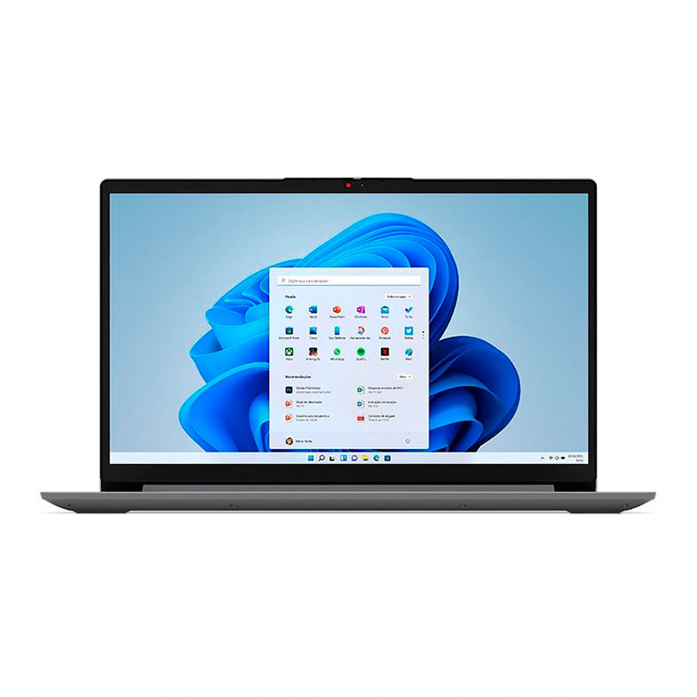 Notebook Lenovo IdeaPad 1, 15.6 Pol, Intel I3-1215U, HD, 4GB DDR4, SSD 256, Windows 11 Home, Cinza, 82VY000TBR - miniatura 4