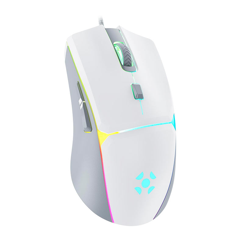 Mouse Gamer Fortrek Crusader, RGB, 12800DPI, 6 Botoes, Branco, 83910 - miniatura 3