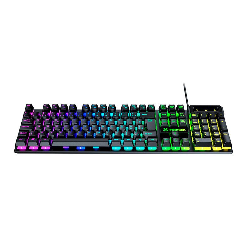 Teclado Gamer Fortrek Fearless 100, Rainbow, ABNT2, Preto, 84032 - miniatura 6