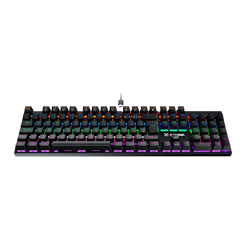 Teclado Mecanico Fortrek Gravity 100, Rainbow, Switch Outemu Vermelho, Preto, 84138 - miniatura 5