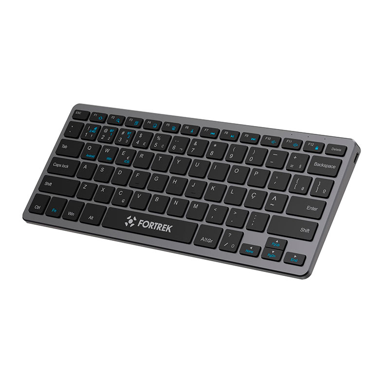 Teclado Office Fortrek KB11 Compact, ABNT2, Bluetooth, Preto, 84454 - miniatura 6