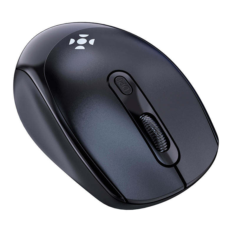 Mouse Office Fortrek MW12 Compact, 1600PI, 4 Botoes, Wireless, Preto, 84457 - miniatura 6