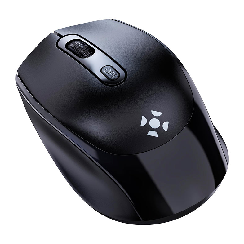 Mouse Office Fortrek MW12 Compact, 1600PI, 4 Botoes, Wireless, Preto, 84457 - miniatura 5