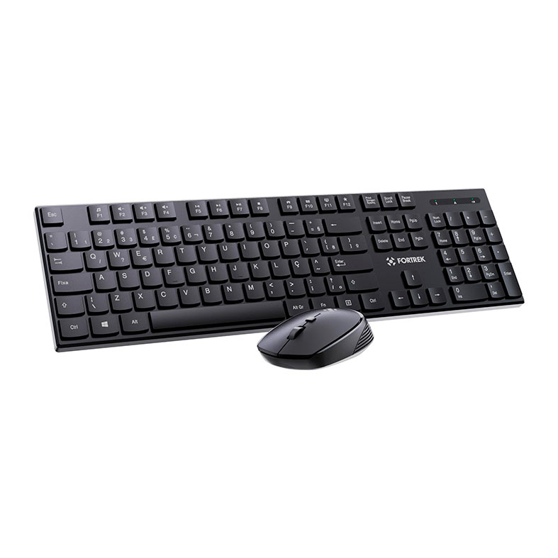 Kit Teclado e Mouse Fortrek CW11, ABNT2, 1600DPI, Wireless, Preto, 84458 - miniatura 3