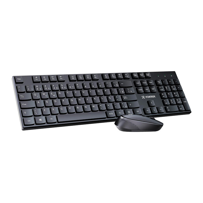 Kit Teclado e Mouse Fortrek CW11, ABNT2, 1600DPI, Wireless, Preto, 84458 - miniatura 5
