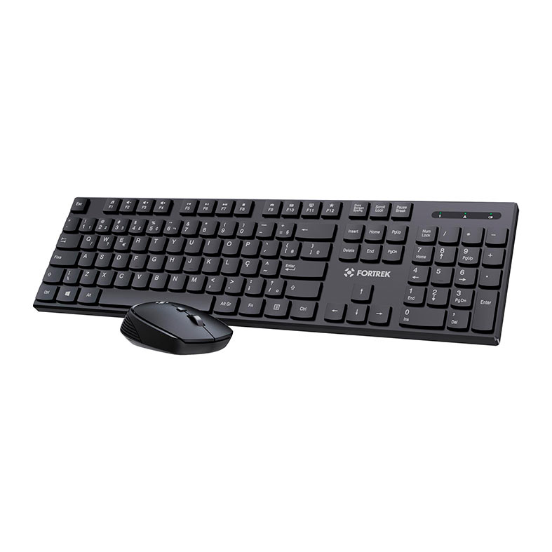 Kit Teclado e Mouse Fortrek CW11, ABNT2, 1600DPI, Wireless, Preto, 84458 - miniatura 4
