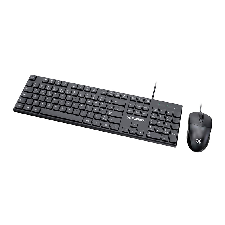 Kit Teclado e Mouse Fortrek C13, 1200 DPI, ABNT2, USB, Preto, 84936 - miniatura 9