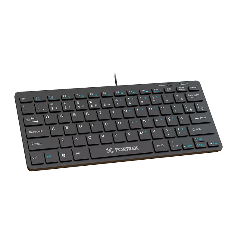 Teclado Membrana Fortrek K13, ABNT2, USB, Preto, 84954 - miniatura 3