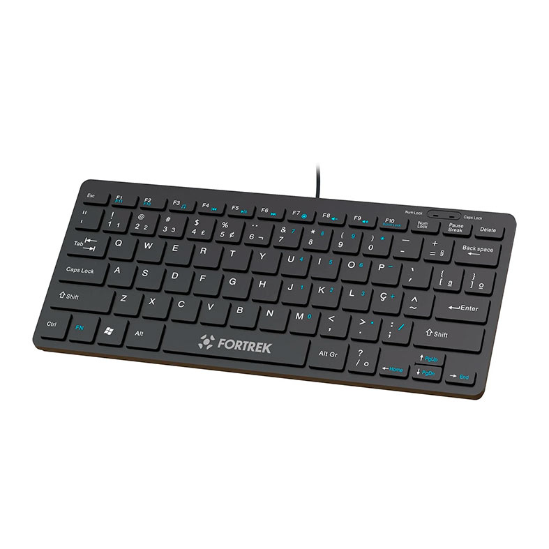 Teclado Membrana Fortrek K13, ABNT2, USB, Preto, 84954 - miniatura 4