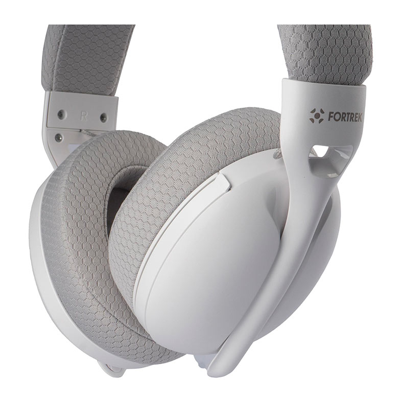Headset Gamer Fortrek Wise Air, Drivers 40mm, Wireless, Branco, 84981 - miniatura 9