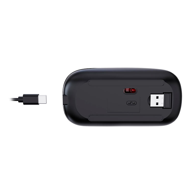 Mouse Slim Fortrek MS14, 1600DPI, 4 Botoes, Wireless, Preto, 85746 - miniatura 11