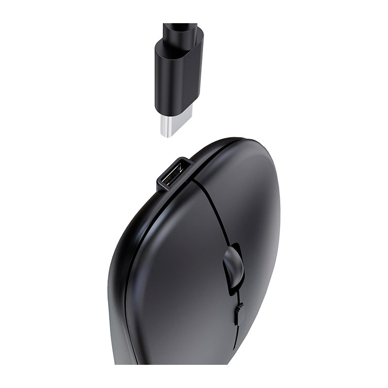 Mouse Slim Fortrek MS14, 1600DPI, 4 Botoes, Wireless, Preto, 85746 - miniatura 10