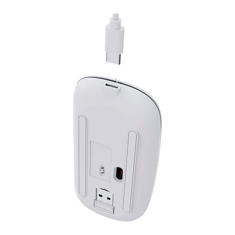 Mouse Slim Fortrek MS14, 1600PI, 4 Botoes, Wireless, Branco, 85747 - miniatura 9