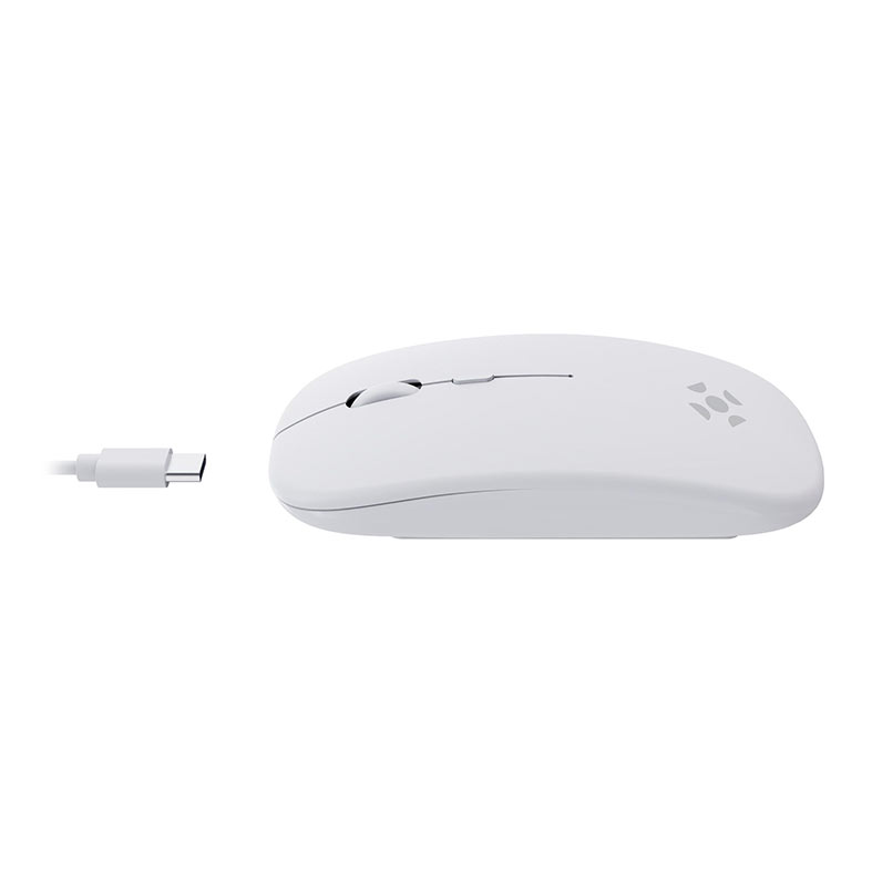 Mouse Slim Fortrek MS14, 1600PI, 4 Botoes, Wireless, Branco, 85747 - miniatura 8