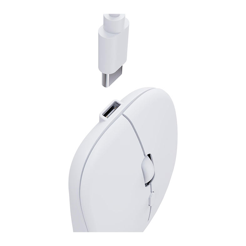 Mouse Slim Fortrek MS14, 1600PI, 4 Botoes, Wireless, Branco, 85747 - miniatura 10