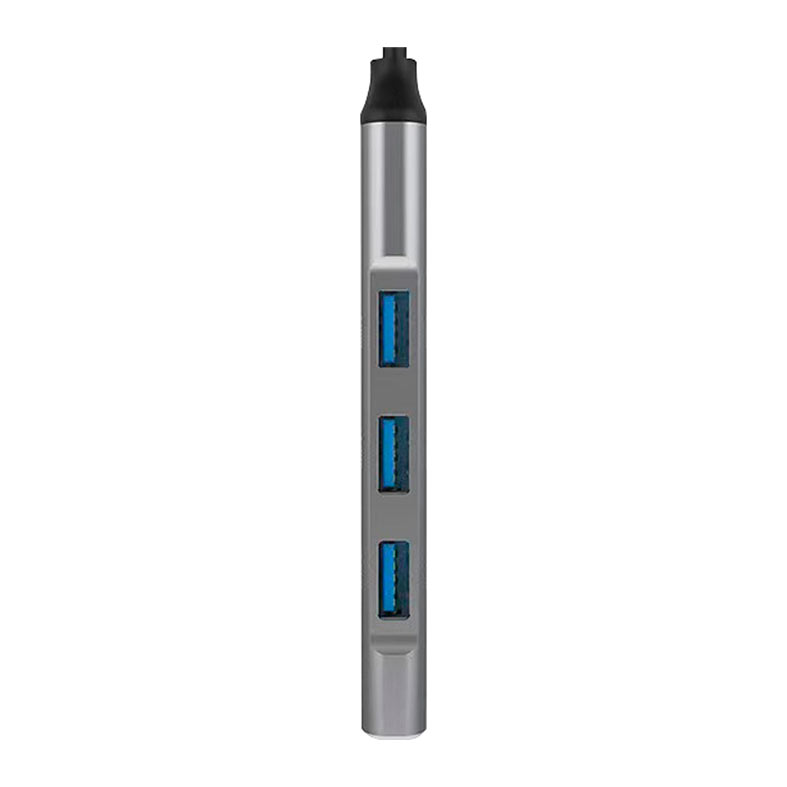 HUB Fotrek DC41, Tipo-C, 4 Portas, Cinza, 85970 - miniatura 3