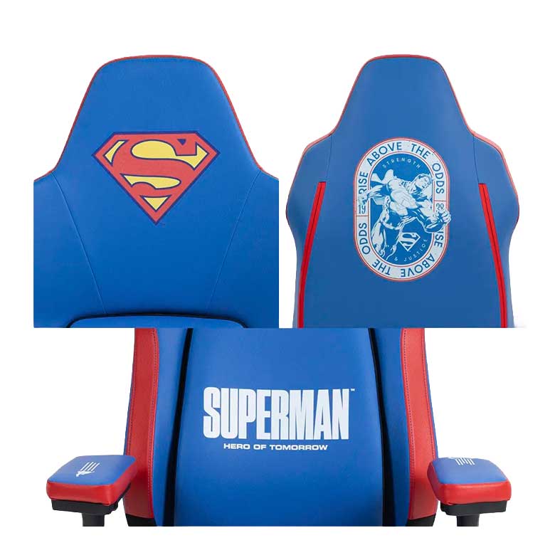 Cadeira Gamer ThunderX3 Superman Core Smart, Azul e Vermelho, 86852 - miniatura 5