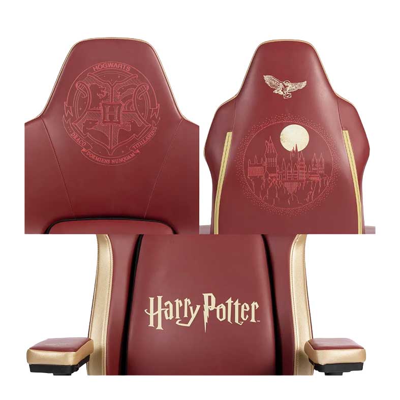 Cadeira Gamer ThunderX3 Harry Potter Core Smart, Bordo e Dourado, 86854 - miniatura 5
