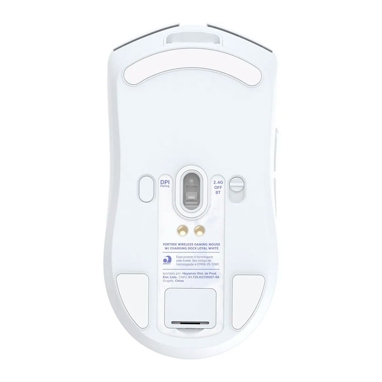Mouse Gamer Fortrek Loyal, 24000DPI, 5 Botoes, Tri-Mode, Branco, 86964 - miniatura 9