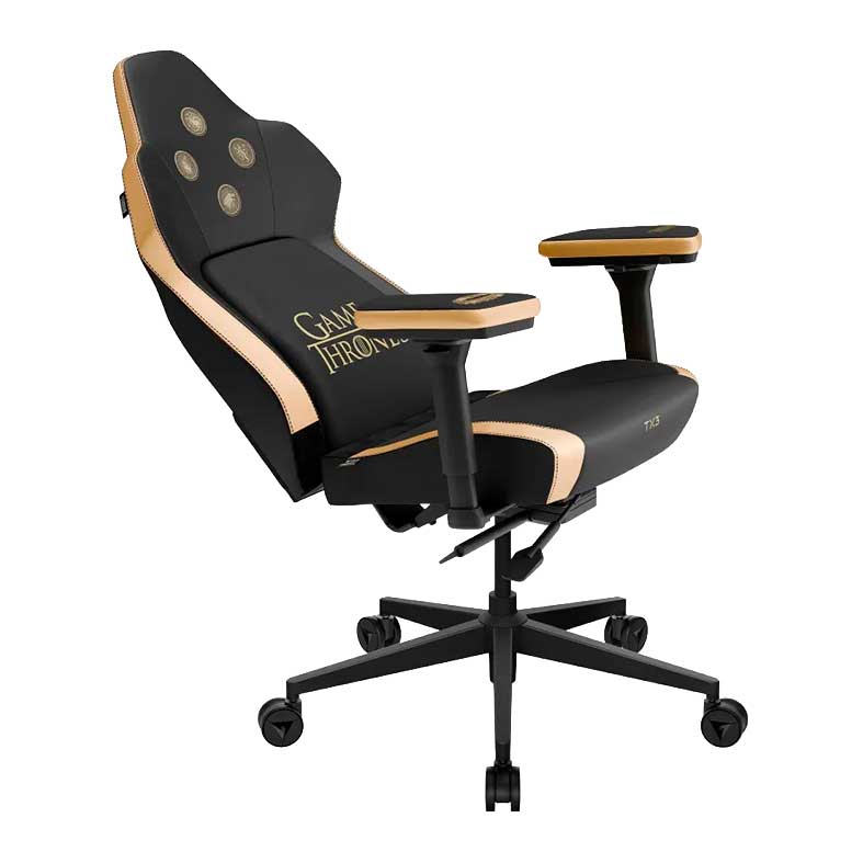 Cadeira Gamer ThunderX3 Game Of Thrones Core Smart, Preto e Dourado, 87001 - miniatura 3