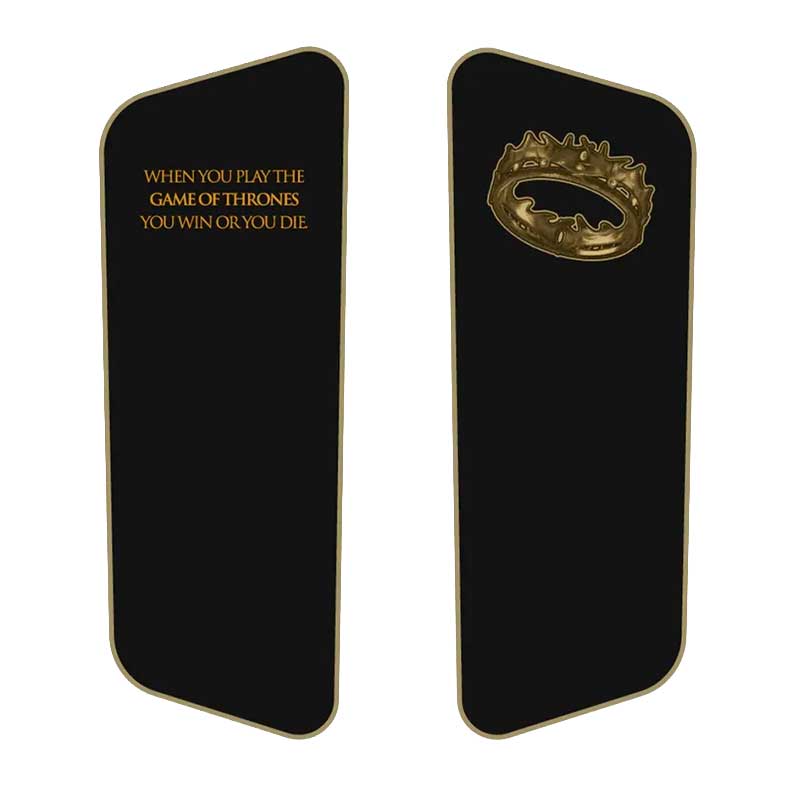 Cadeira Gamer ThunderX3 Game Of Thrones Core Smart, Preto e Dourado, 87001 - miniatura 4