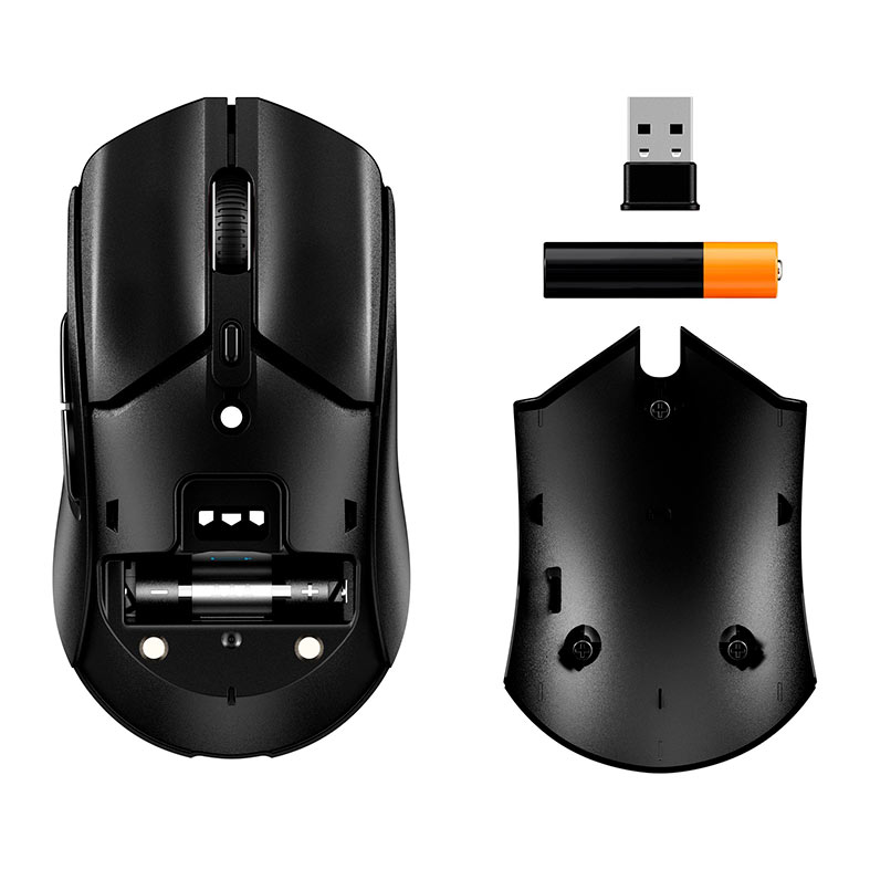 Mouse Gamer HyperX Pulsefire Haste 2, 12000DPI, 5 Botoes, Wireless/Bluetooth, Preto, 8R2E6AA - miniatura 8